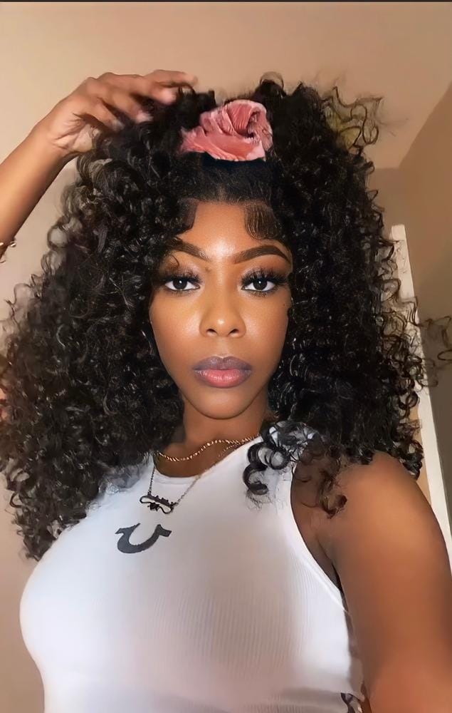 Customer photo review of Outre Synthetic Lace Front Wig Perfect Hairline 13x6 - DOMINICA