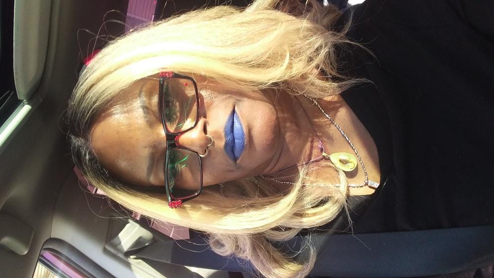Customer photo review of Outre Soft & Natural Synthetic Lace Front Wig NEESHA 201