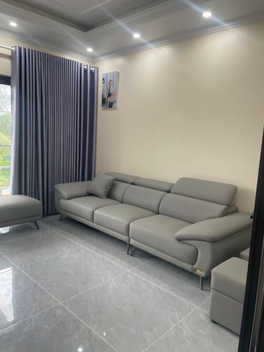 Customer photo review of Sofa văng da sang trọng PERRY 3 chỗ tựa gật gù