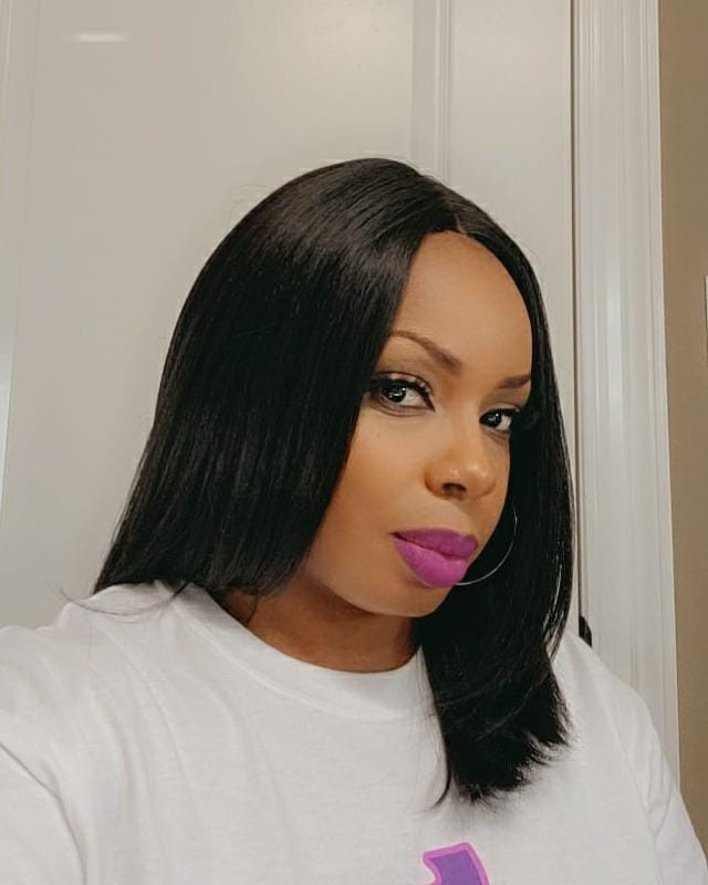 Customer photo review of Bobbi Boss Premium Synthetic Wig - M905S BADU S