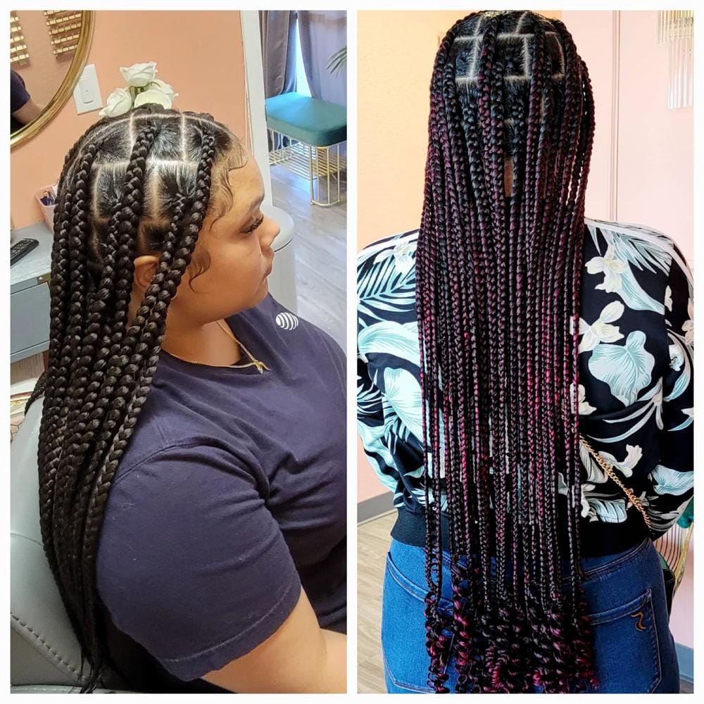 Customer photo review of Outre Xpression Synthetic 3X ULTRA BRAID - 52"