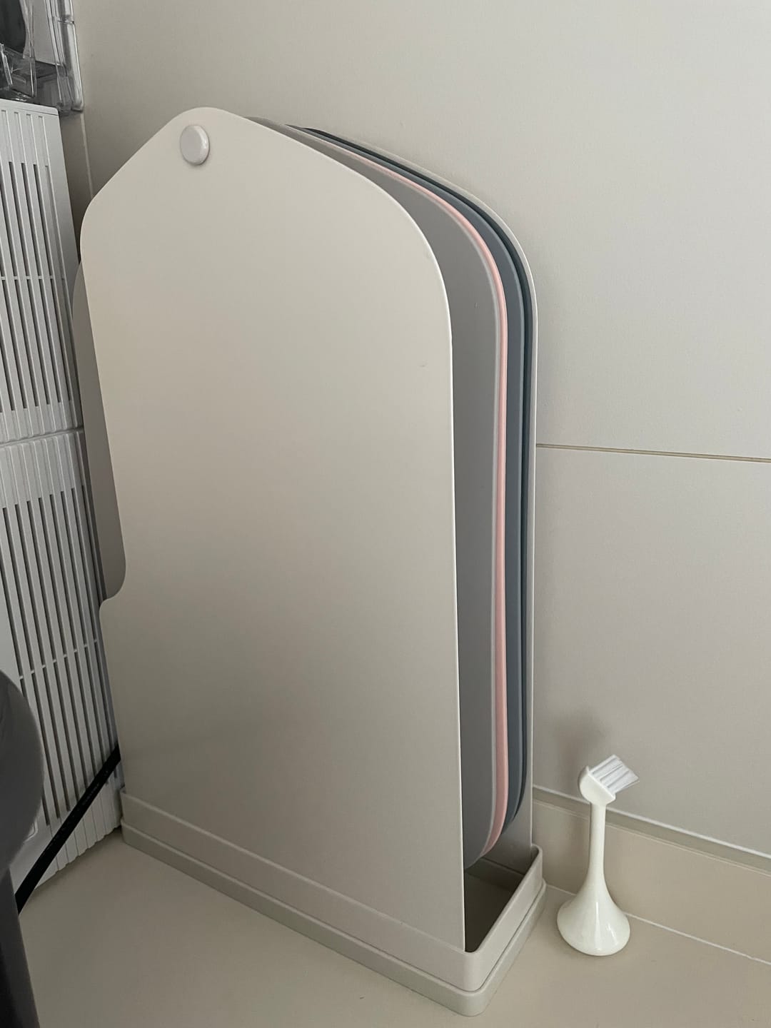 Customer photo review of Cutting Board (4-Color Boards + Rack)