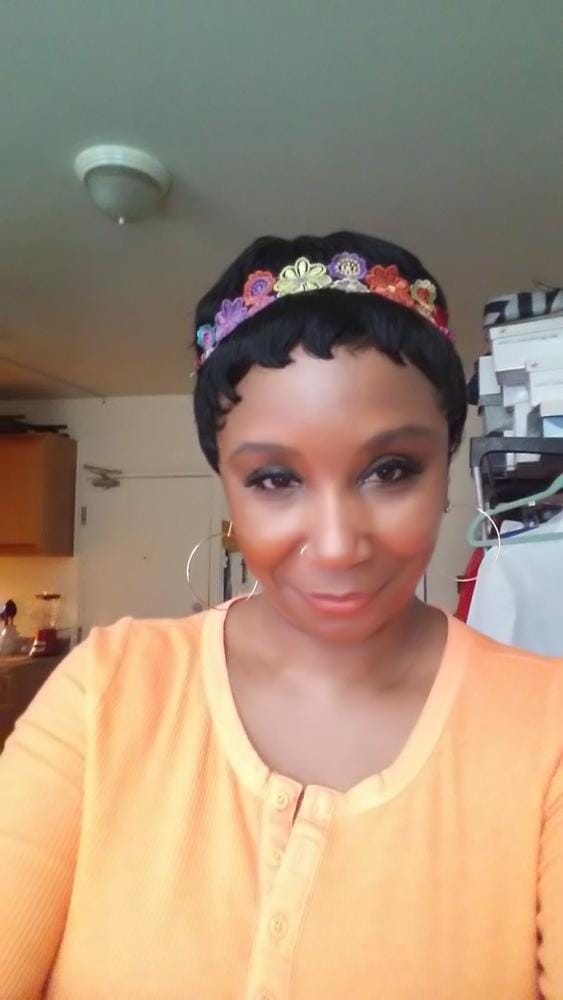 Customer photo review of Outre Human Hair Wig DUBY PIXIE