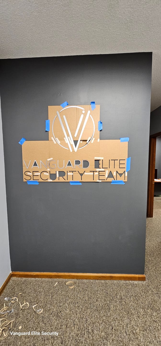 Customer photo review of Custom Laser Cut Wall Logo | Sign with Raised 3D Design | Business Letter | Lobby Signage | Reception Logo | Acrylic Sign Metal Finish Logo