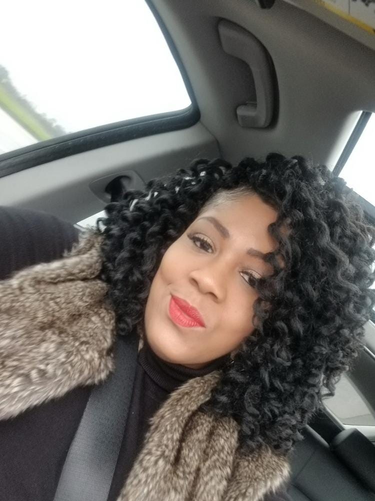 Customer photo review of Freetress Braid 2X Wand Curl Crochet Braid RINGLET WAND CURL
