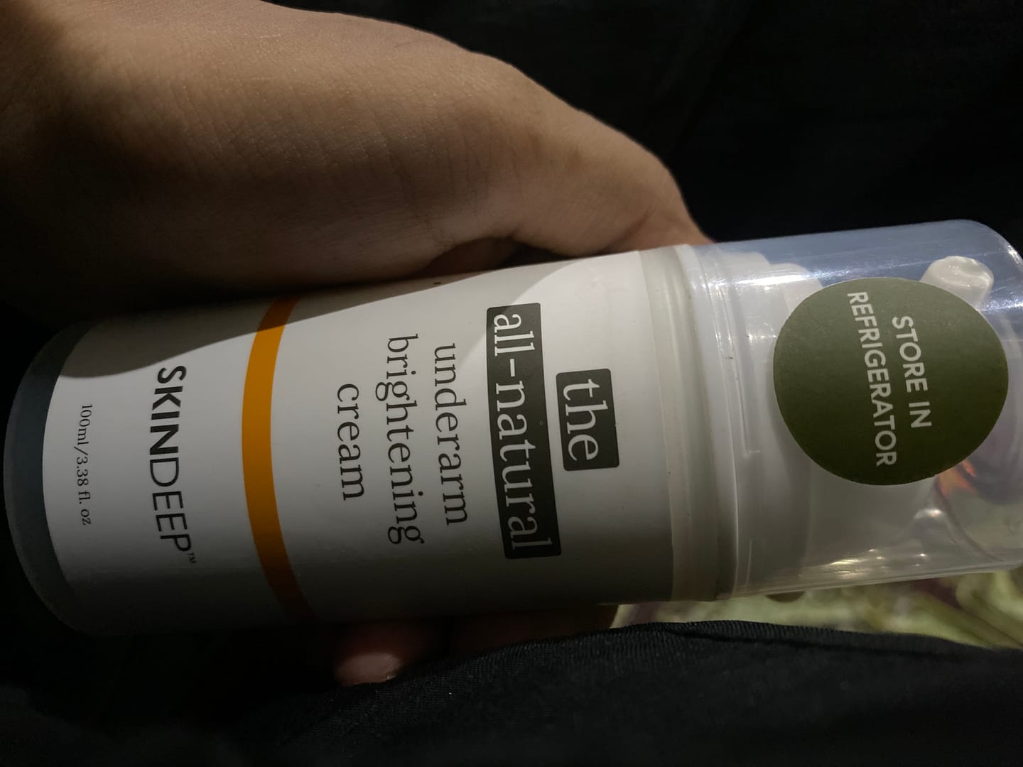 Customer photo review of THE ALL-NATURAL UNDERARM BRIGHTENING CREAM