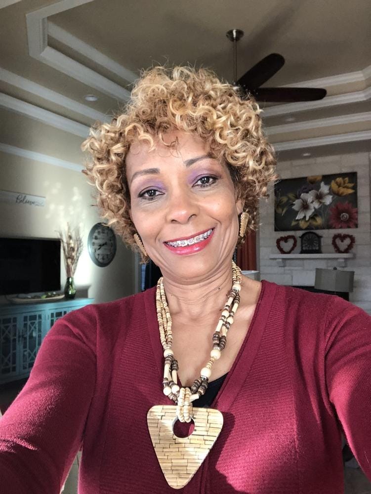 Customer photo review of Bobbi Boss 100% Human Hair Wig MH1235 SPIRAL