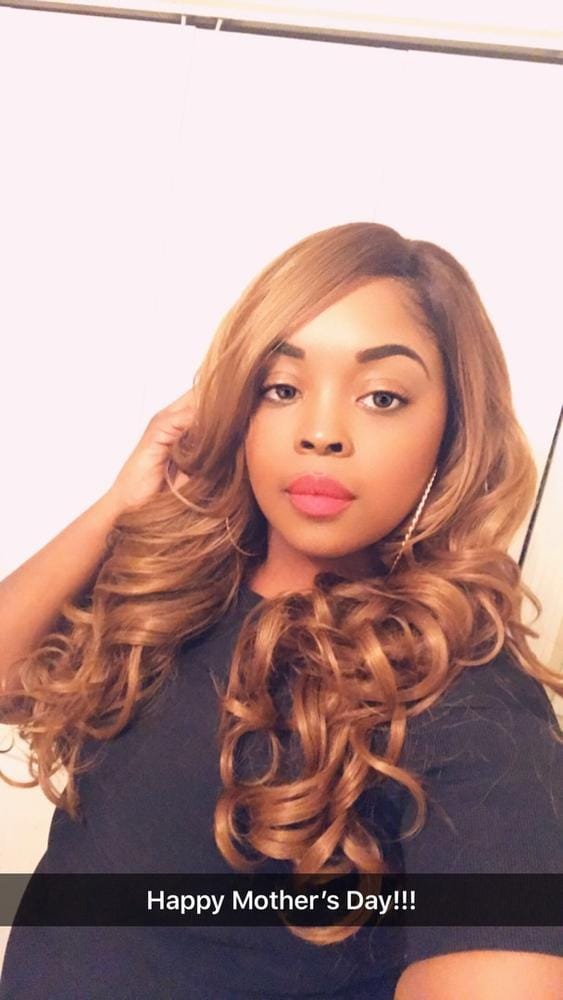 Customer photo review of Freetress Equal Brazilian Natural Synthetic Lace Front Invisible L Part Wig DANITY