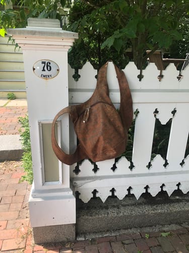 Customer photo review of The Suber backpack (cork)