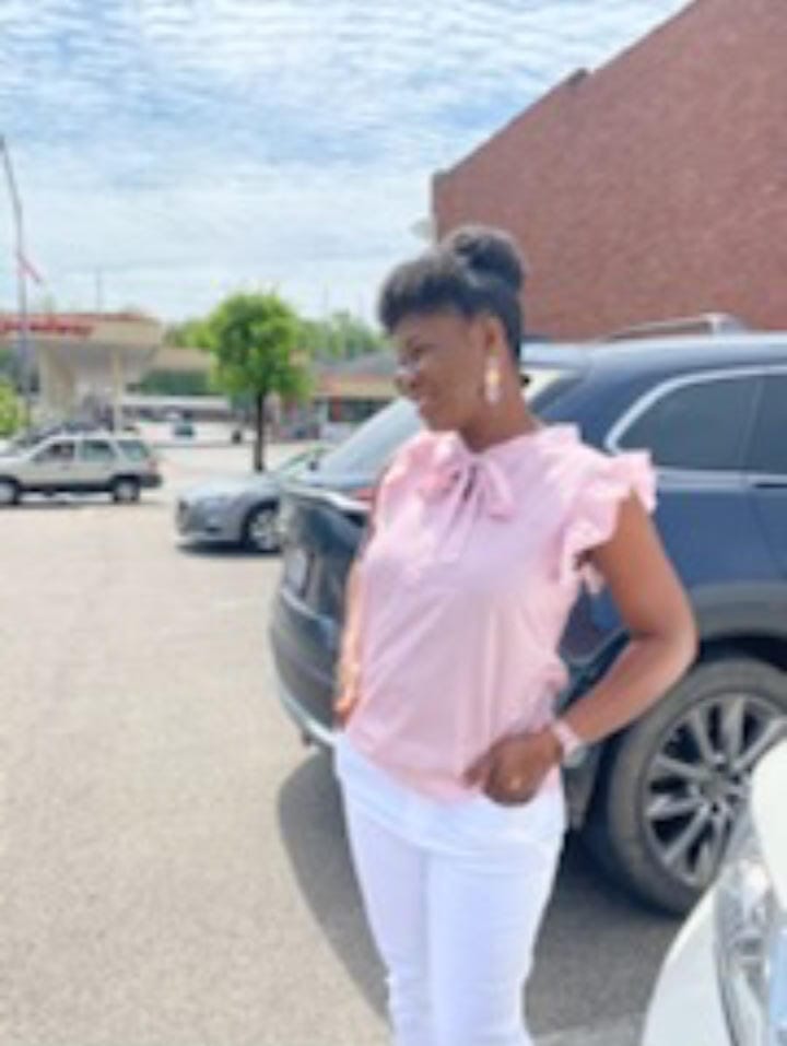 Customer photo review of Sensationnel Synthetic Instant Bun with Bang - FAIRY