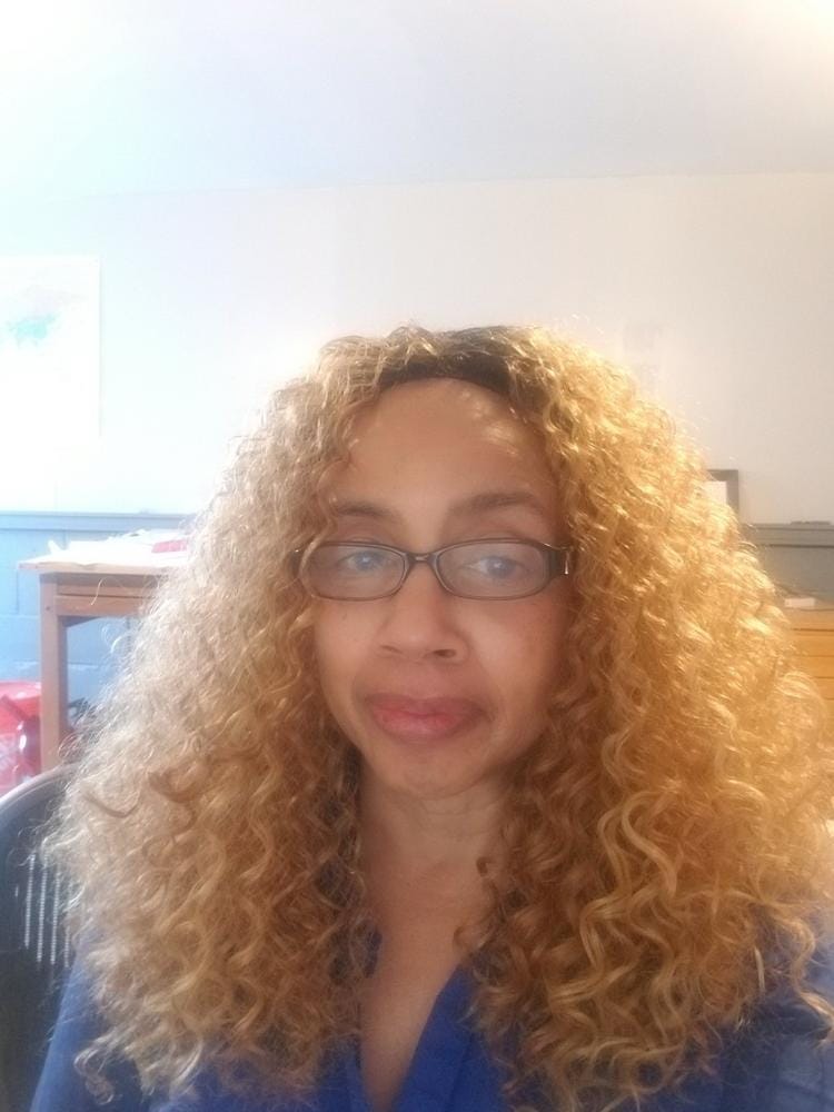 Customer photo review of Outre Premium Synthetic Converti-Cap Wig Curly K.O