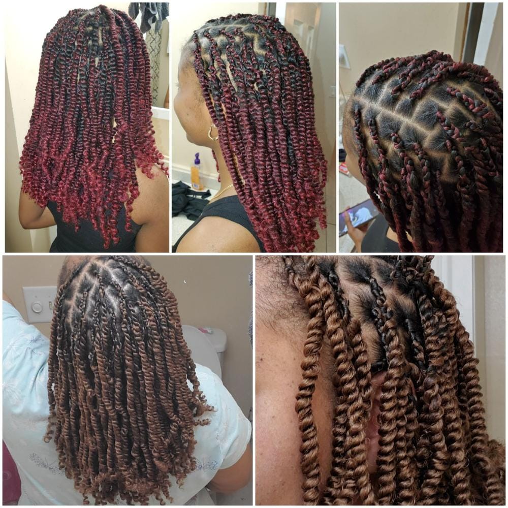 Customer photo review of Zury Sis Crochet Braids - V11 PASSION TWIST