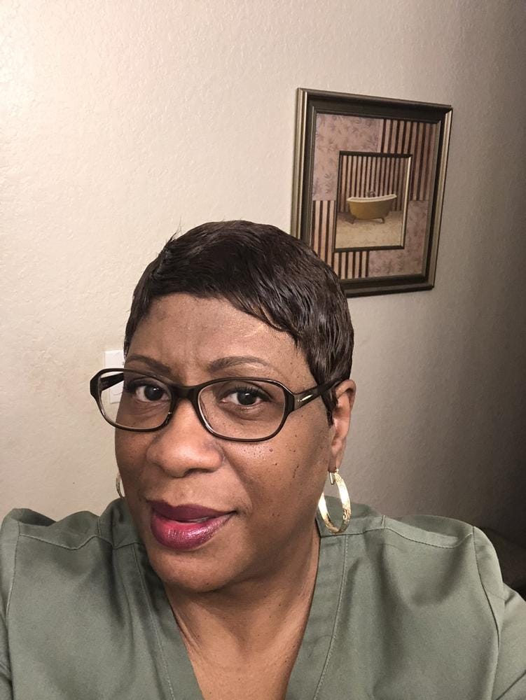 Customer photo review of Outre Human Hair Wig DUBY PIXIE