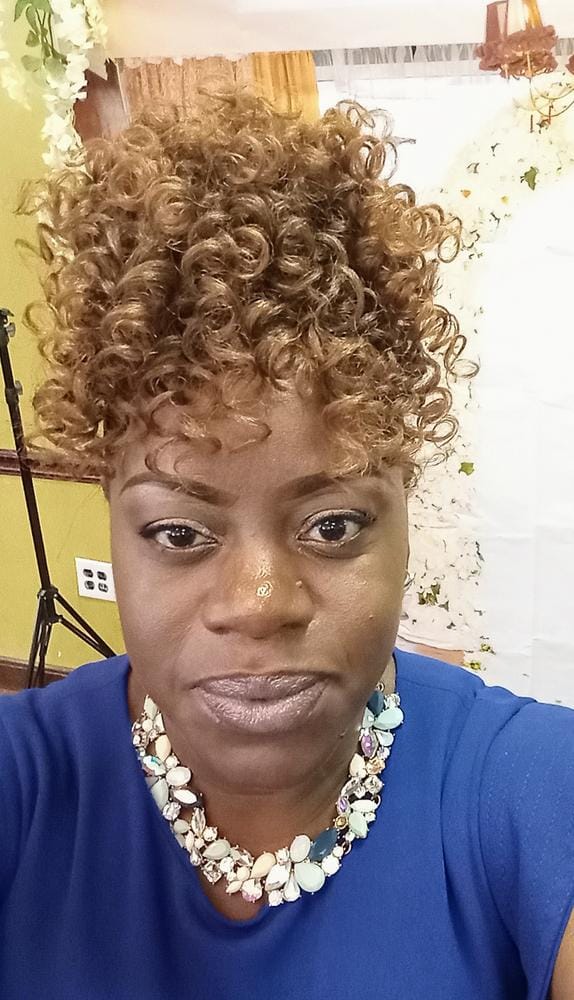 Customer photo review of Outre Pretty Quick Premium Synthetic Pineapple Ponytail - SOFTIE