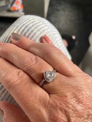 Customer photo review of Forever In My Heart Urn Ring