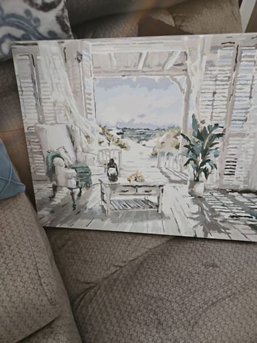 Customer photo review of Sea Whispers - Paint by Numbers