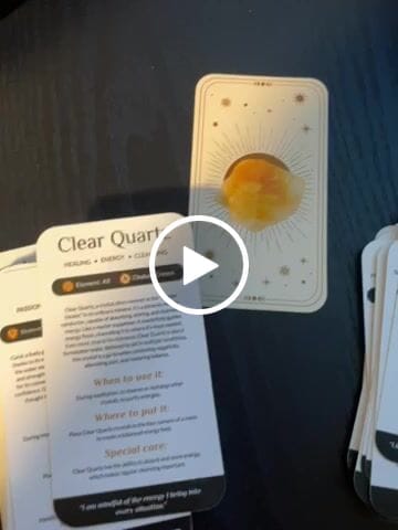 Customer video review of The Crystal Wisdom Card Deck