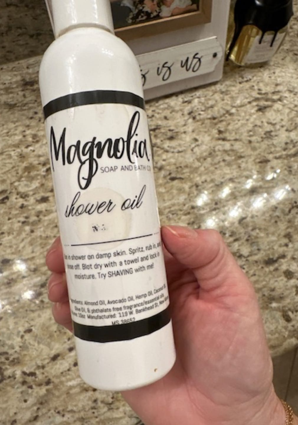 Customer photo review of Shower Oil-24K