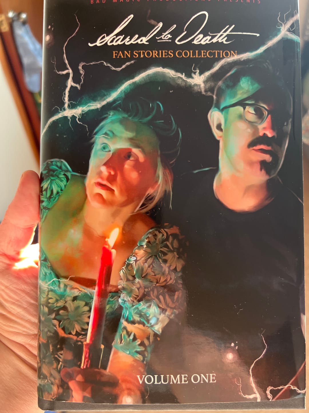 Customer photo review of Scared To Death Book Vol One UNSIGNED