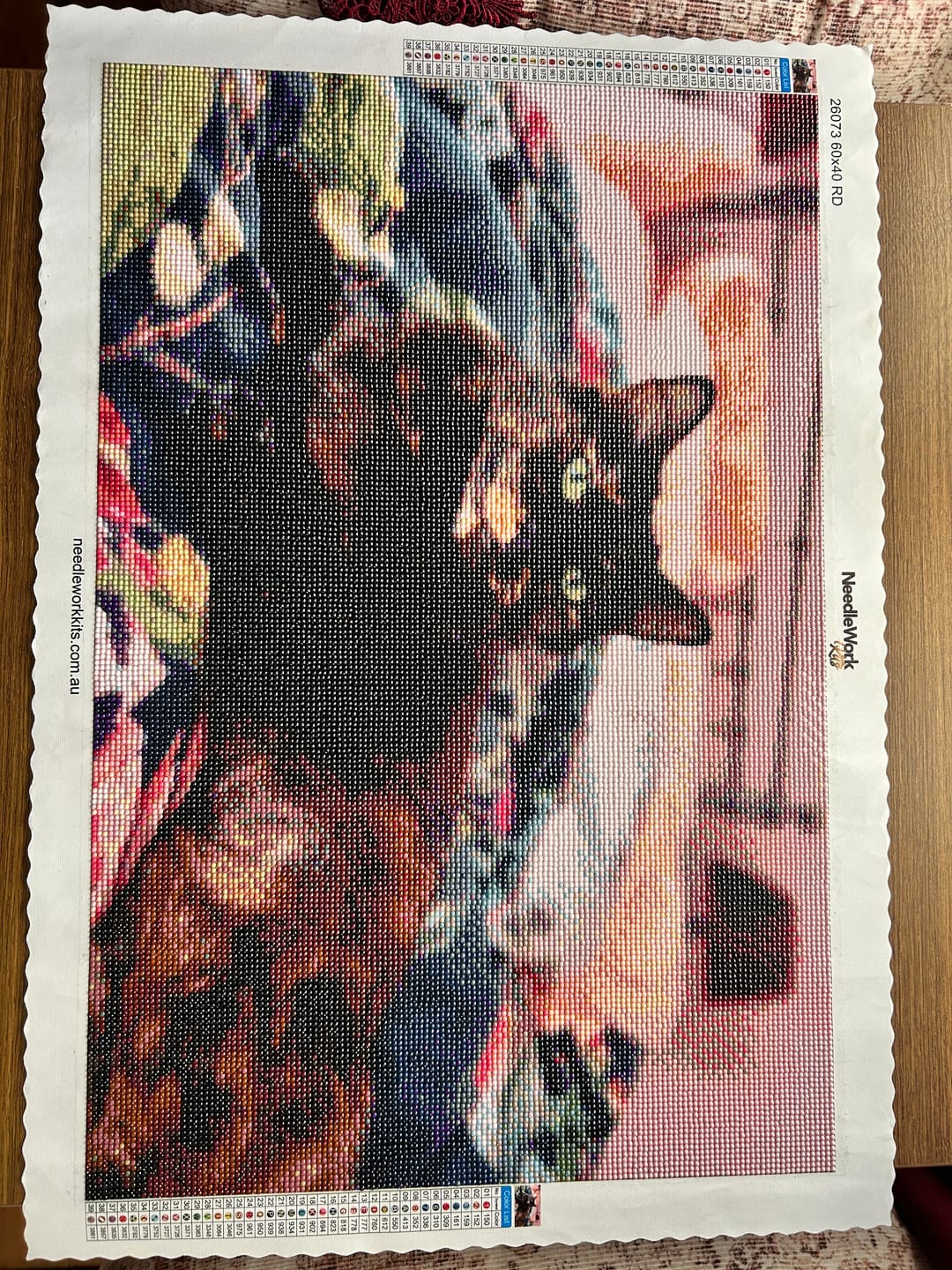 Customer photo review of Custom Diamond Painting