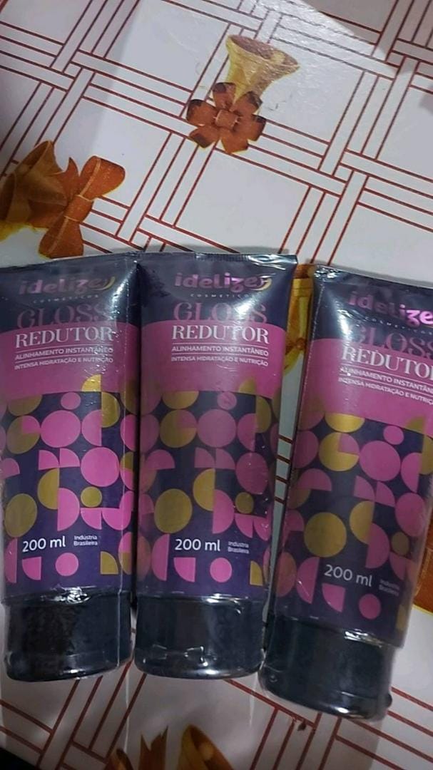 Customer photo review of 2 Alinhamento Fácil Idelize + Mascara de Tratamento 300g