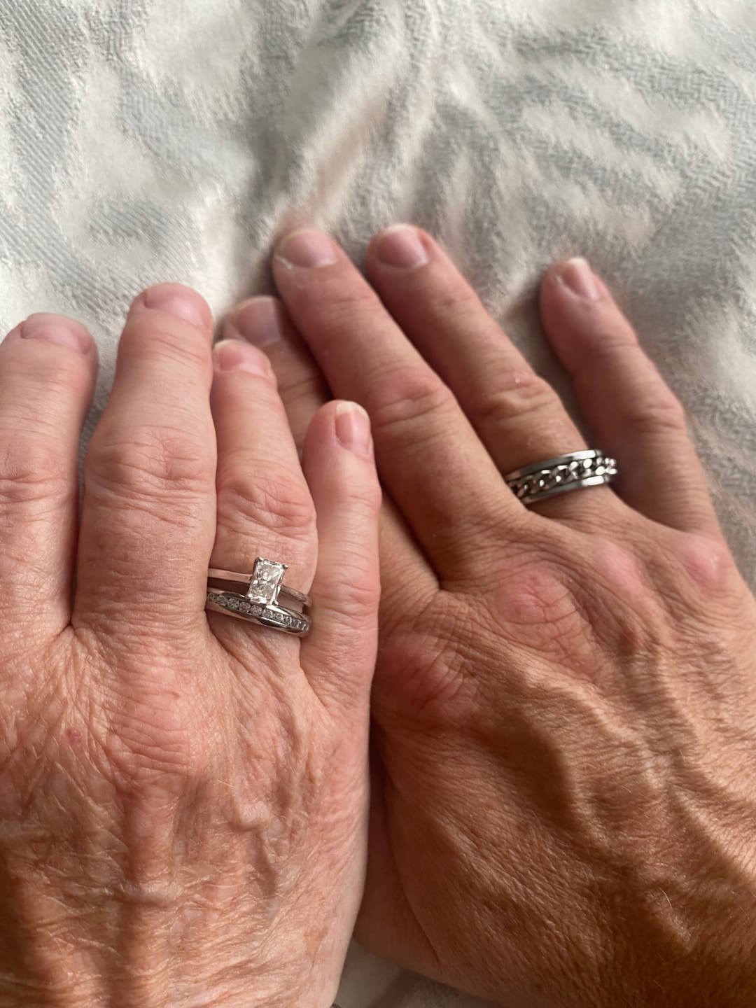 Customer photo review of Original 4mm Full Glitz Ring