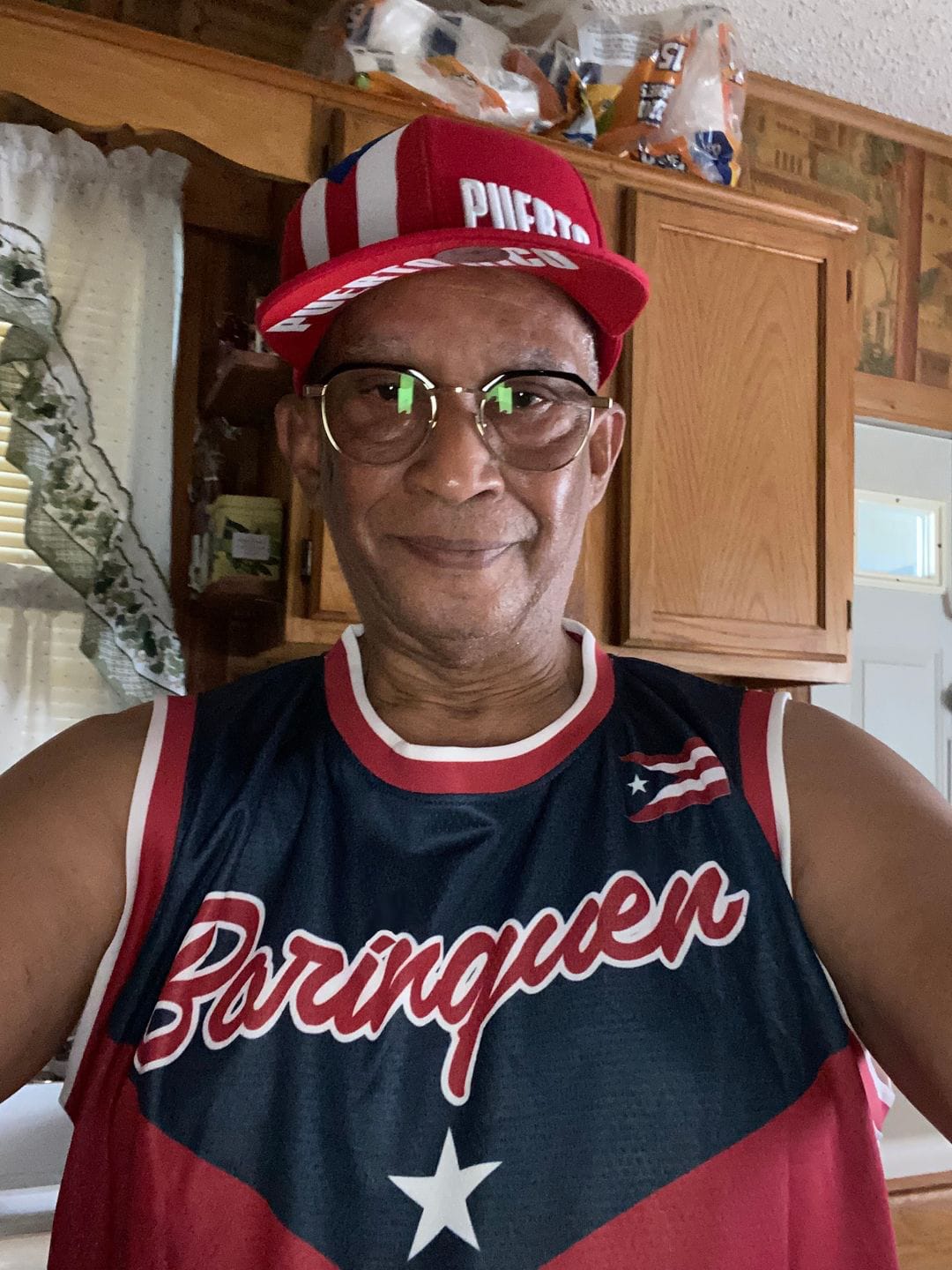 Customer photo review of Puerto Rico Custom Basketball Jersey