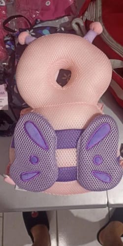 Customer photo review of Baby Head Protector Backpack Pillow For Kids