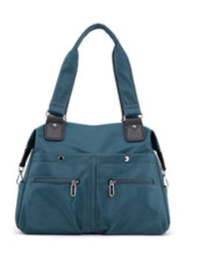 Customer photo review of Wasserdichte Einfache Nylon-Handtasche