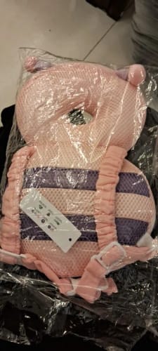 Customer photo review of Baby Head Protector Backpack Pillow For Kids