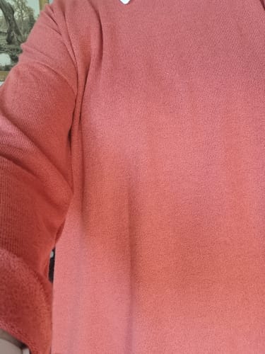 Customer photo review of Claire 2 In 1 Top - Burnt Orange