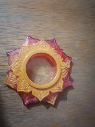 Customer photo review of Molde Portavela de Mandala