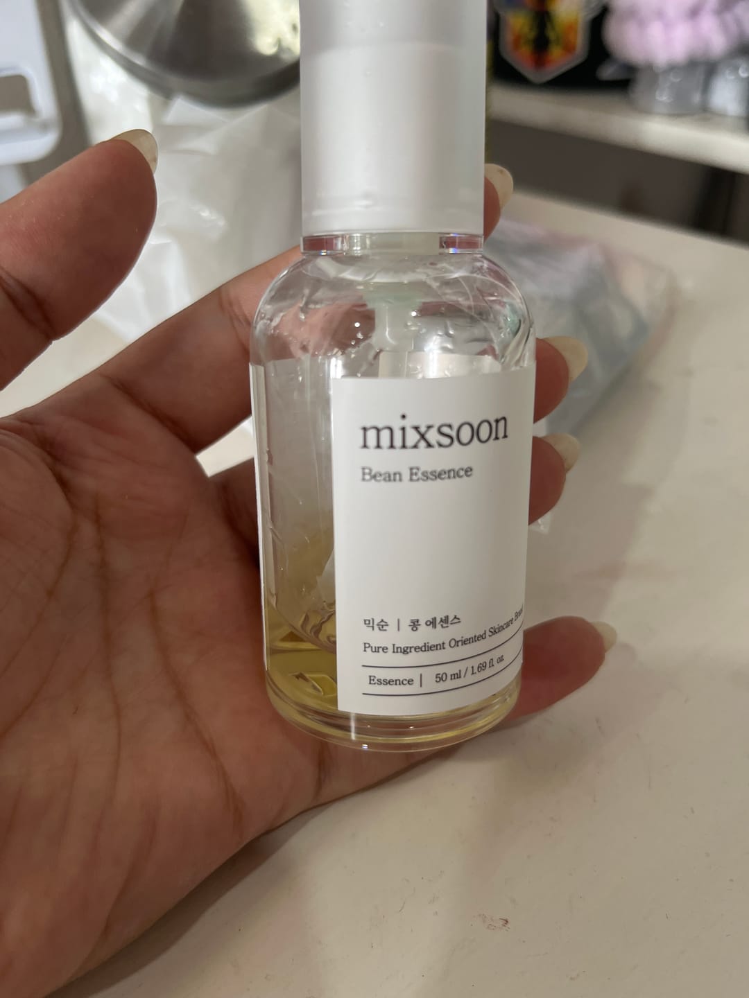 Customer photo review of mixsoon Bean Essence | 2 en 1: Hidrata y limpia poros