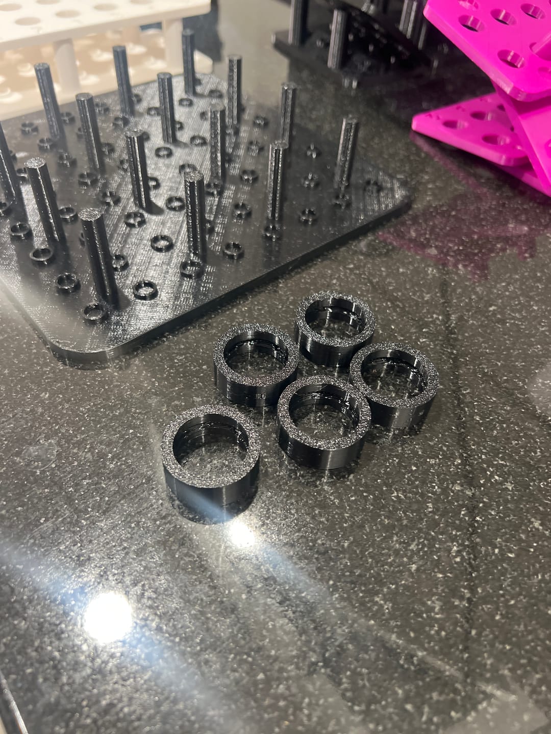 Customer photo review of Black PETG Filament 1.75mm 1kg