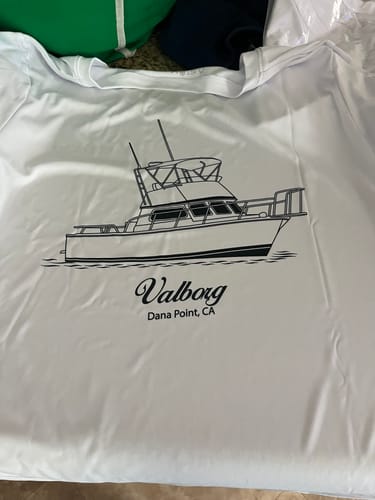 Customer photo review of Custom Digital Boat Artwork