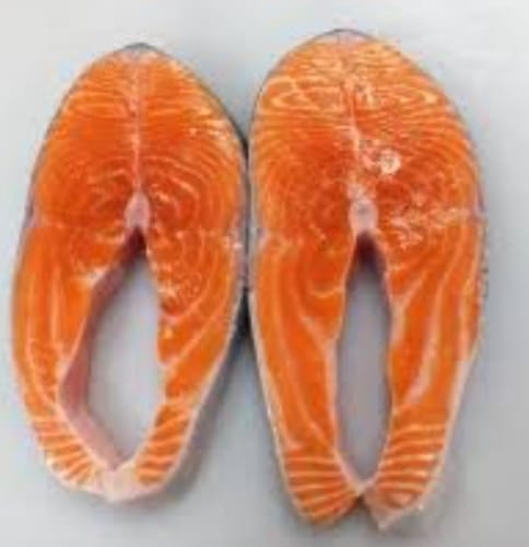Customer photo review of Fresh King Salmon Steaks 500G