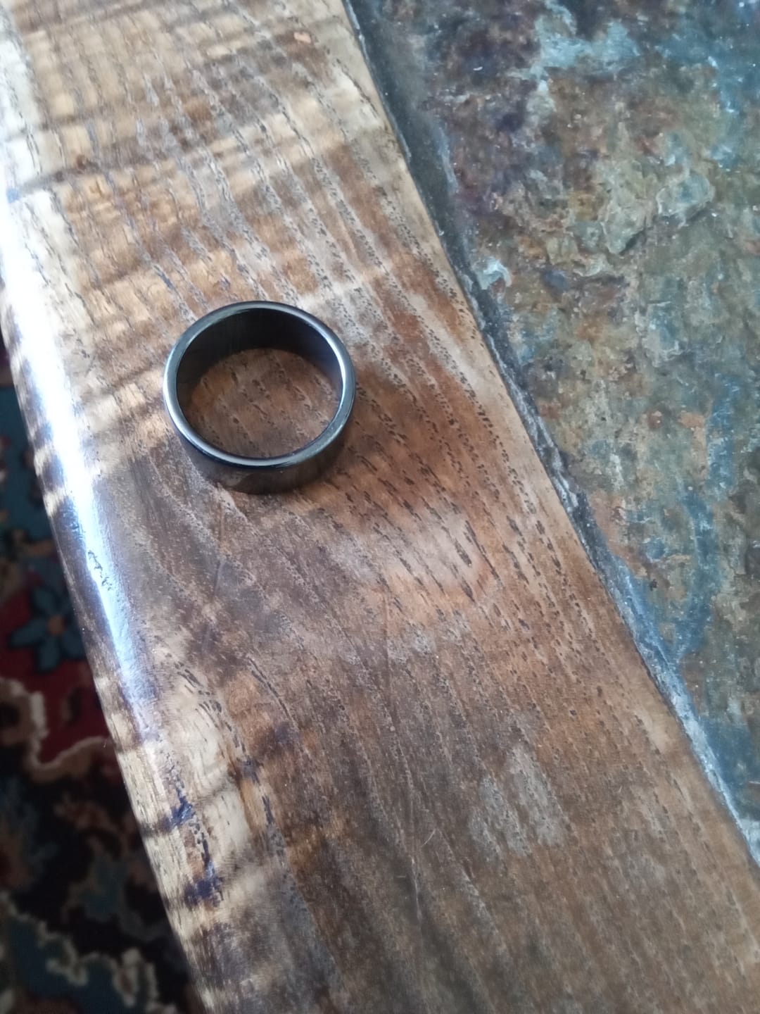 Customer photo review of Bague hématite