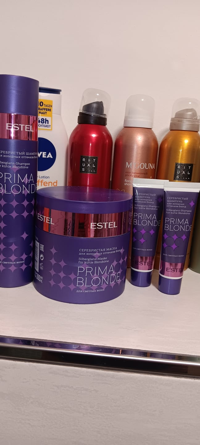 Customer photo review of Prima Blonde Silberglanz-Maske für kühle Blondtöne