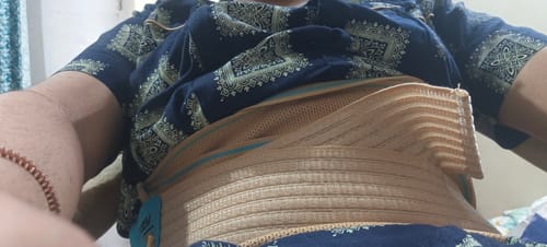 Customer photo review of Sacro Lumbar Belt (Mild Support) | Provides Support to Lower Back | Corrects Posture & Relieves Back Pain (Beige)