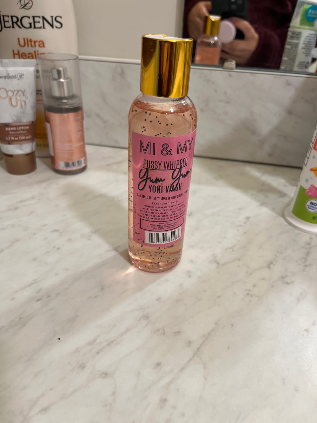 Customer photo review of P*ssy Whipped Yum Yum Yoni Wash