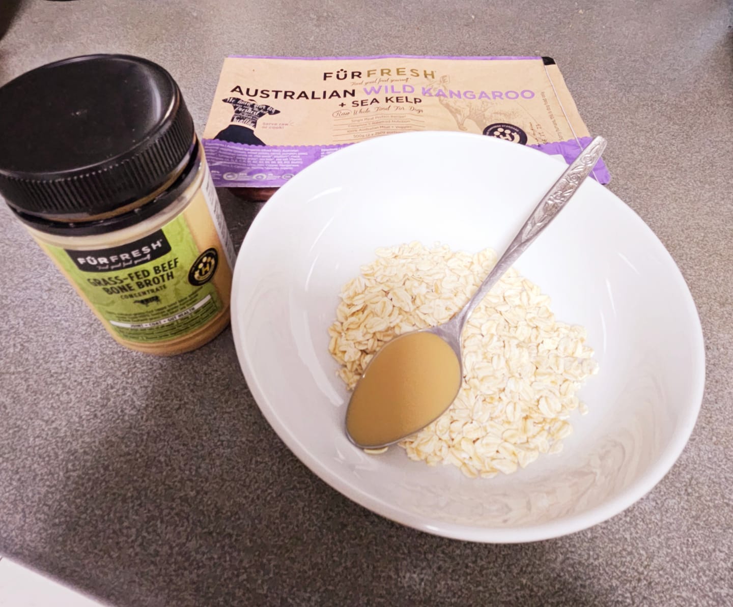 Customer photo review of Grass-Fed Beef Bone Broth Concentrate