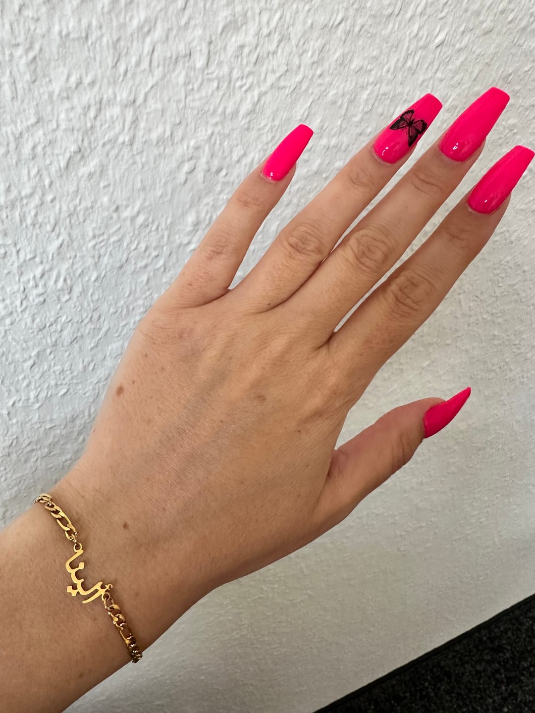 Customer photo review of Arabisches Namensarmband | 18K vergoldet