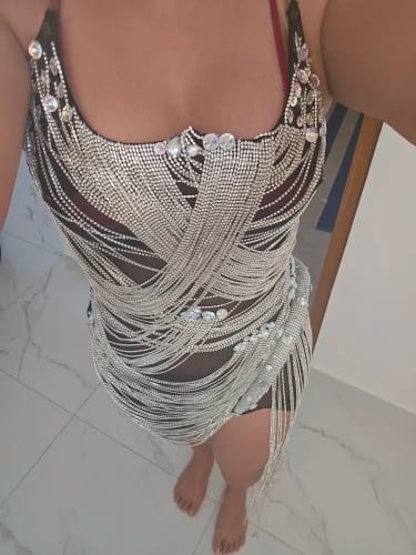 Customer photo review of Krista Mini Dress
