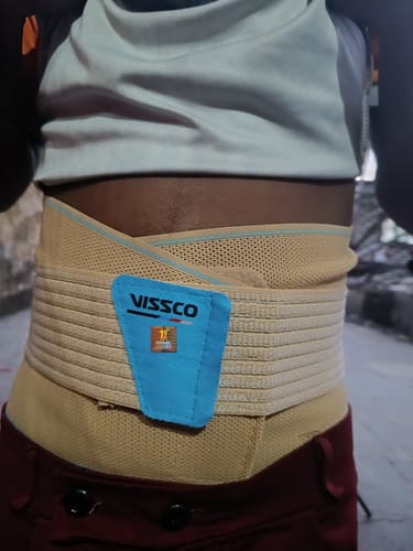 Customer photo review of Sacro Lumbar Belt (Mild Support) | Provides Support to Lower Back | Corrects Posture & Relieves Back Pain (Beige)