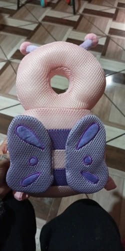 Customer photo review of Baby Head Protector Backpack Pillow For Kids