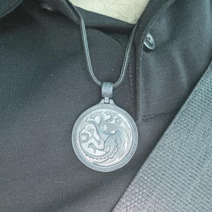 Customer photo review of Targaryen Dragons Necklace