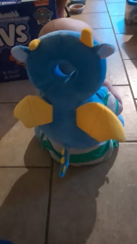Customer photo review of Baby Head Protector Backpack Pillow For Kids