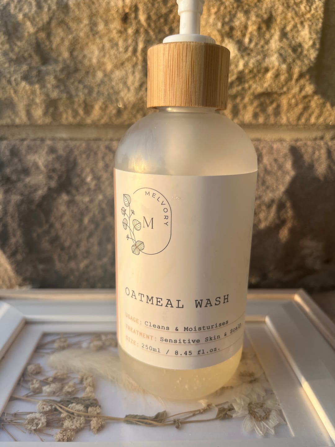 Customer photo review of Oatmeal Moisturising Wash