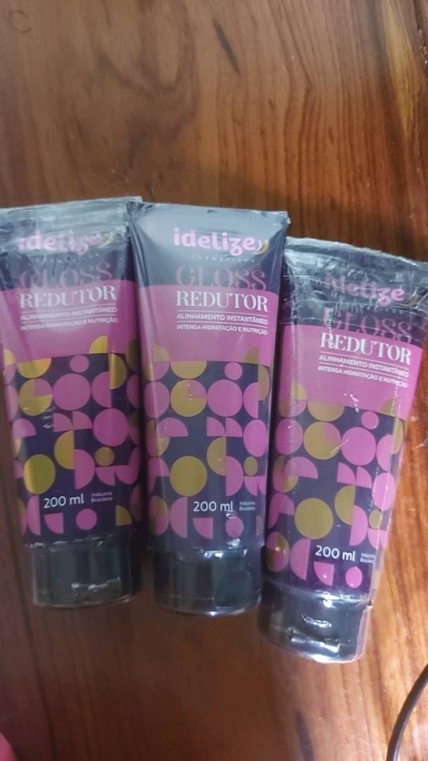 Customer photo review of 2 Alinhamento Fácil Idelize + Mascara de Tratamento 300g