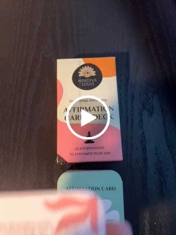 Customer video review of Affirmation Cards Deck